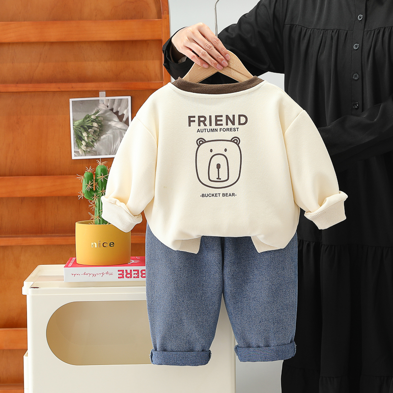 طقم اولادى قطعتين مستورد - الصورة 2