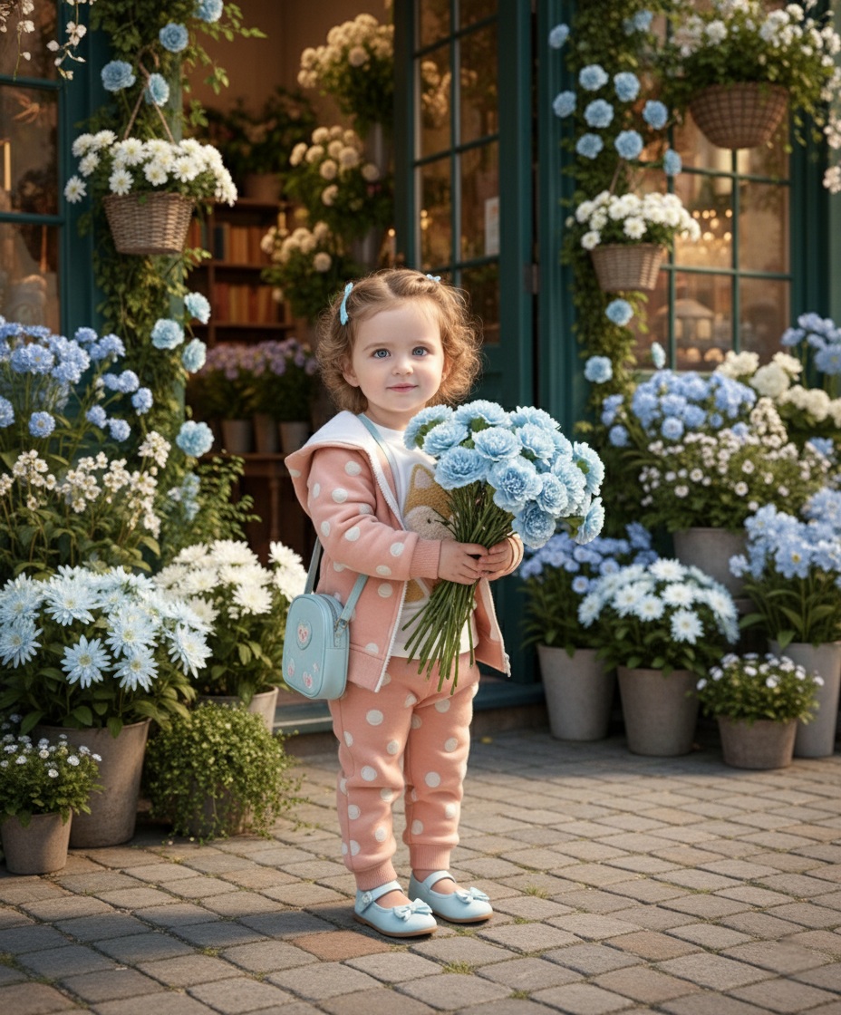 طقم بناتى 3 قطع ميلتون مبطن - الصورة 5