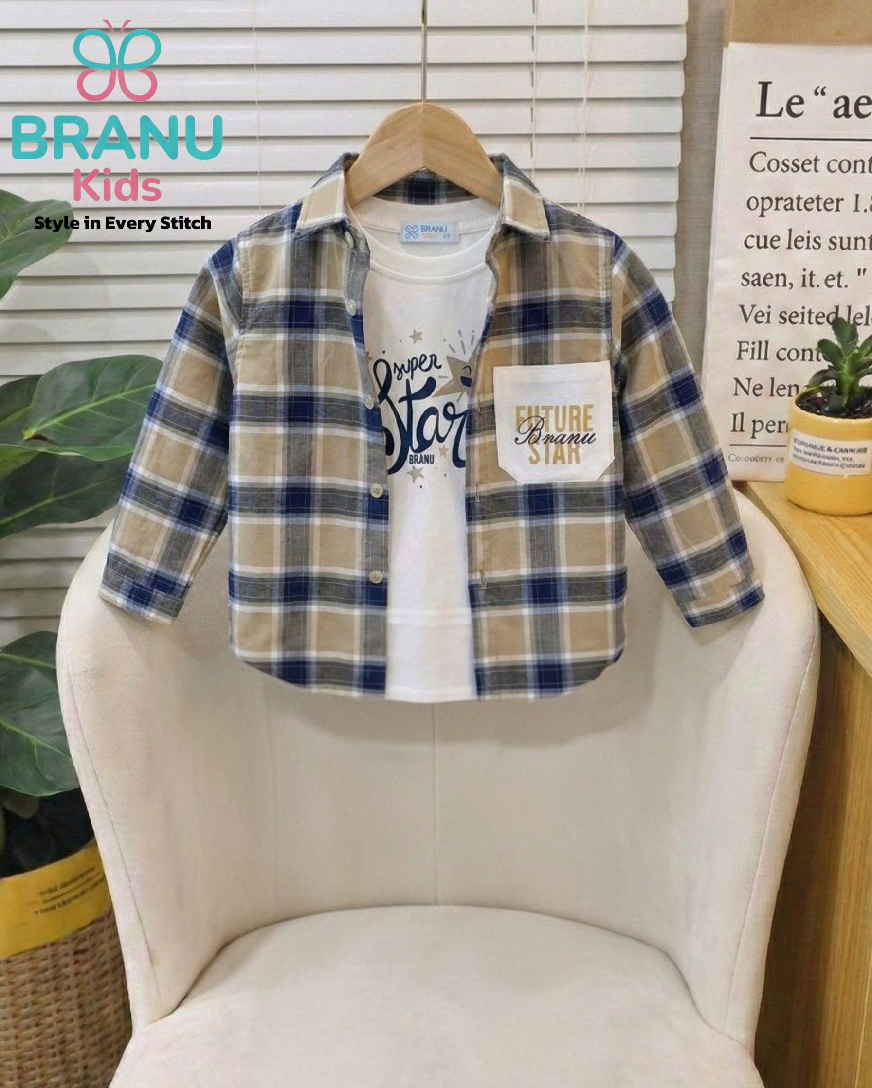 طقم أولادي BRANU ثلاث قطع - الصورة 2