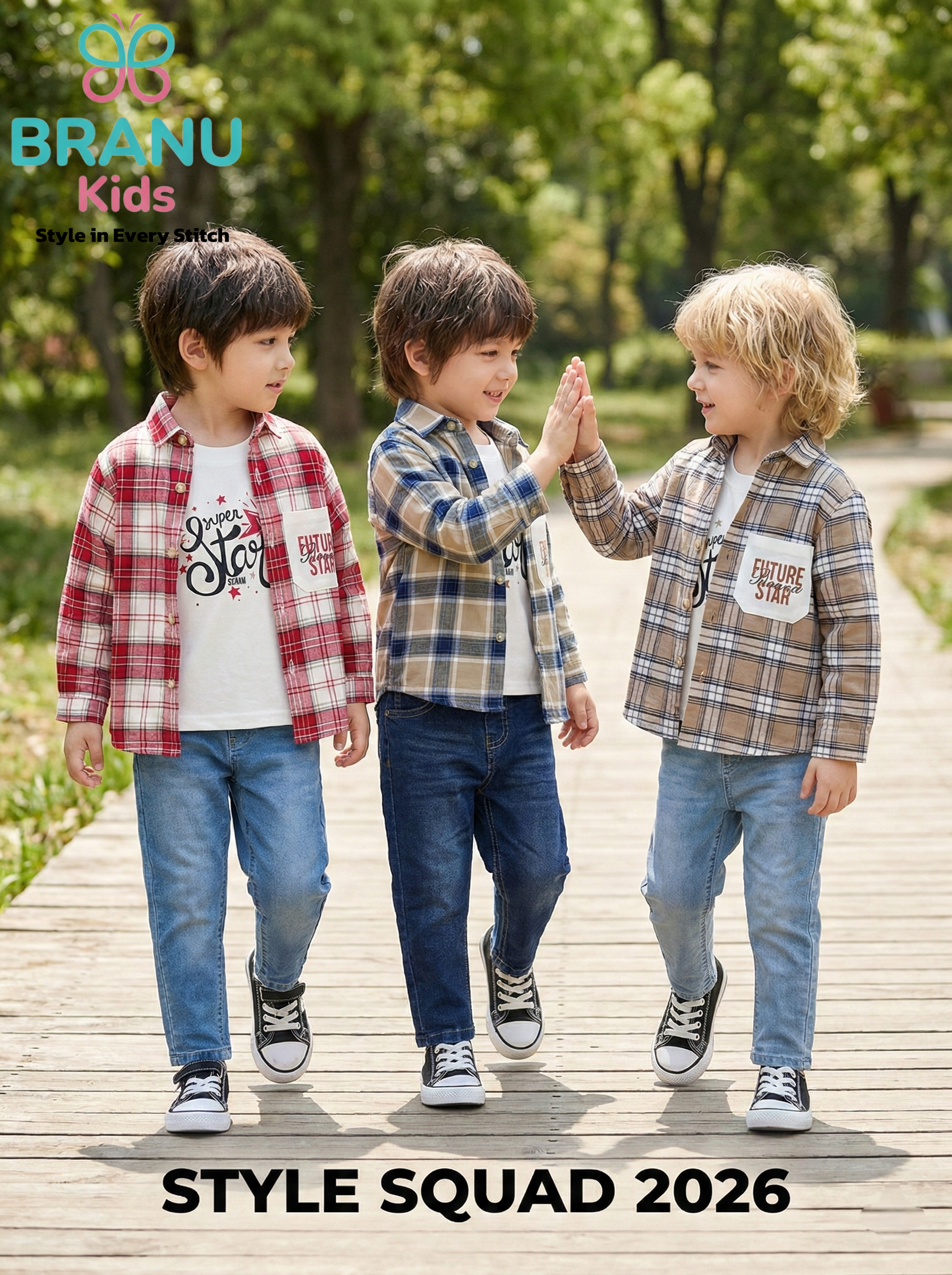 طقم أولادي BRANU ثلاث قطع - الصورة 3