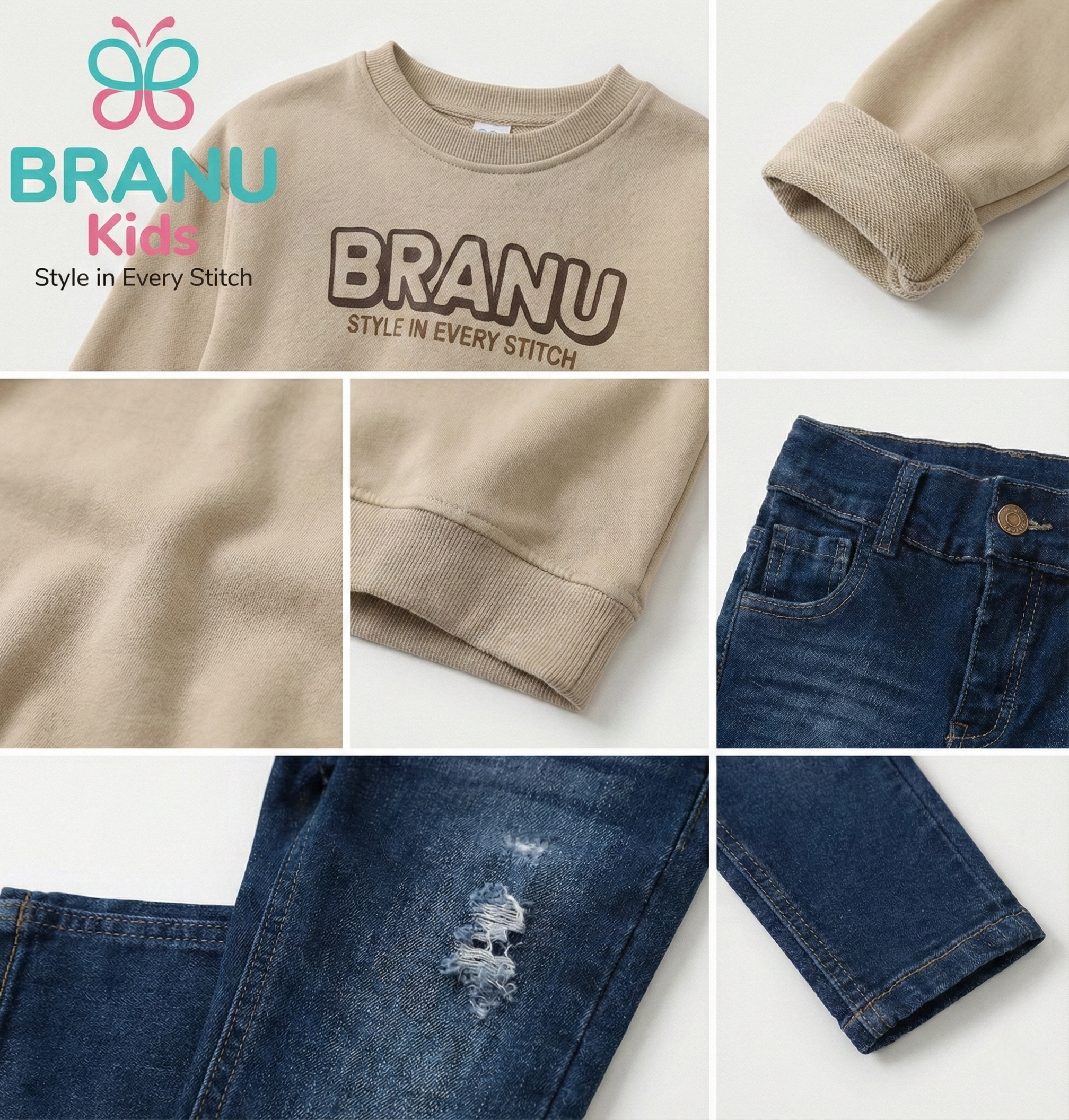 طقم أولادي BRANU قطعتين - الصورة 5