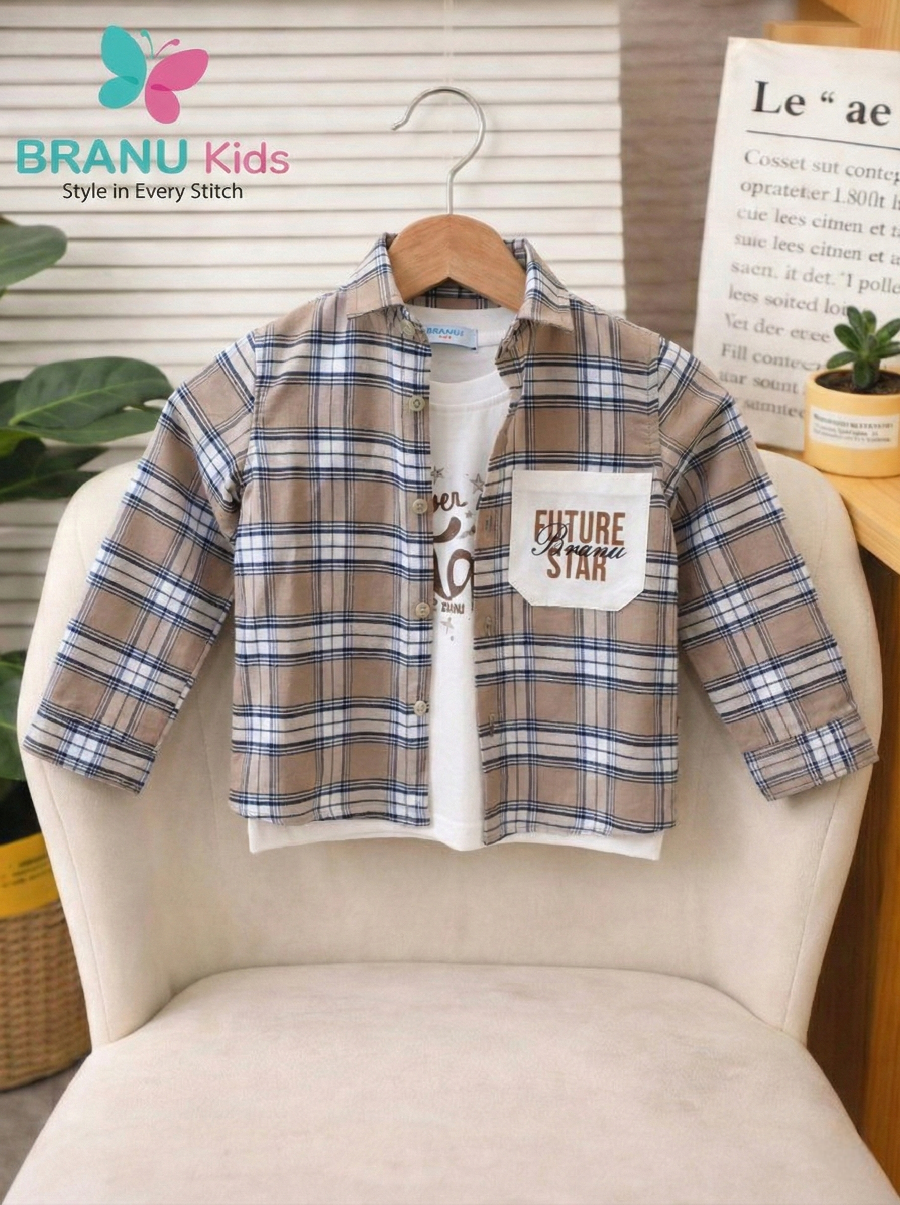 طقم أولادي BRANU ثلاث قطع - الصورة 3