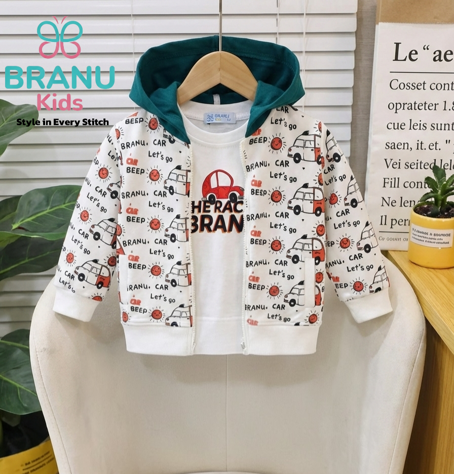 طقم أولادي BRANU ثلاث قطع - الصورة 3