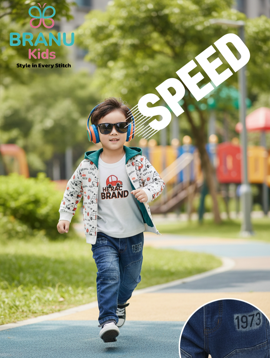 طقم أولادي BRANU ثلاث قطع - الصورة 2